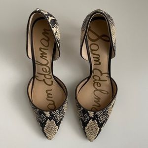 Sam Edelman Tesla Leather D’Orsay Pumps